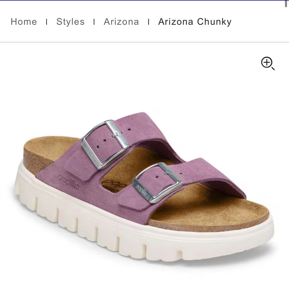 NWB Birkenstock Arizona Chunky
Suede Leather size 36